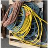 Image 1 : Contents of Pallet: Multiple Hoses w/ Fitted Ends, Misc Sizes