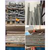 Image 1 : Contents of Pallet:  Multiple Adjustable Scaffolding Leveling Jacks, Tubes, Braces, Guardrails, etc