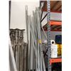 Image 7 : Contents of Pallet:  Multiple Adjustable Scaffolding Leveling Jacks, Tubes, Braces, Guardrails, etc