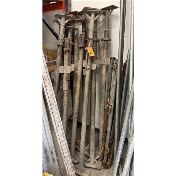 Multiple Micco Adjustable Load Locks Shoring Posts
