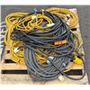 Image 1 : Contents of Pallet:  Multiple Heavy-Duty Power or Extension Cables w/ Twist Lock Fittings, Misc Size