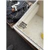 Image 5 : Small Metal Jobsite Tool Chest 32" x 19" x 16"H on Platform Dolly