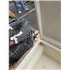 Image 6 : Small Metal Jobsite Tool Chest 32" x 19" x 16"H on Platform Dolly