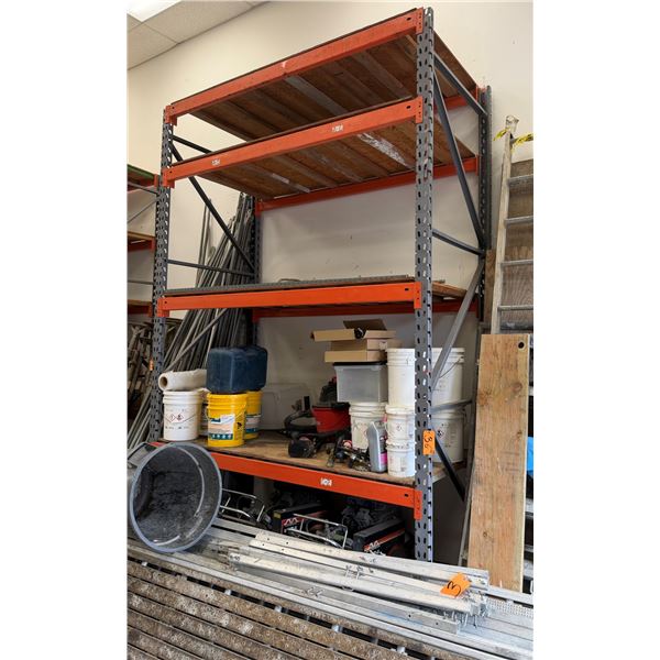 Metal Adjustable Warehouse Pallet Rack 96" x 42" x 146"H (Contents Not Included)