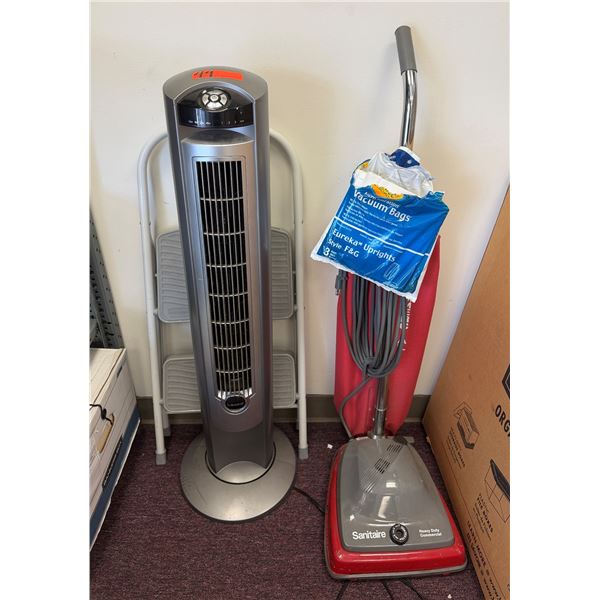Sanitair Commercial Vacuum & Tower Fan