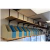 Image 1 : Adjustable Wall Bracket Slot Shelving System w/ Contents: Organizer Bins, Brita Filter, etc