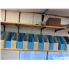Image 3 : Adjustable Wall Bracket Slot Shelving System w/ Contents: Organizer Bins, Brita Filter, etc