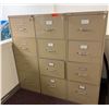 Image 1 : Qty 3 GEM 4-Drawer Locking Filing Cabinets w/ Keys