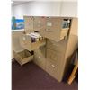 Image 4 : Qty 3 GEM 4-Drawer Locking Filing Cabinets w/ Keys