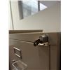 Image 8 : Qty 4 Metal 2-Drawer Filing Cabinets w/ Some Keys