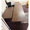 Image 1 : Qty 2 Folding Tables 96" x 30" x 29"H & 60" x 30" x 29"H