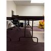 Image 2 : Qty 2 Folding Tables 96" x 30" x 29"H & 60" x 30" x 29"H