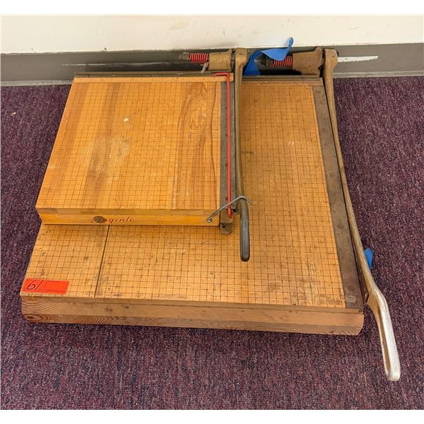 Qty 2 Paper Cutters: Ingento & Ideal, Misc Sizes