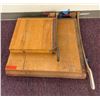 Image 1 : Qty 2 Paper Cutters: Ingento & Ideal, Misc Sizes