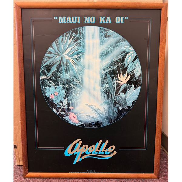 Apollo "Maui No Ka Oi" Art Print, 25" x 31", Wood Framed