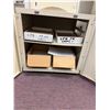 Image 3 : Rolling 3-Tier Utility Cart & 2-Door Cabinet, Misc Sizes (Contents Not Included)
