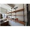 Image 1 : Adjustable Wall Bracket Slot Shelving System 97" x 12"  (Contents Not Included)