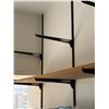 Image 6 : Adjustable Wall Bracket Slot Shelving System 97" x 12"  (Contents Not Included)