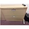 Image 4 : L-Shaped Desk 60" x 70" x 30"H w/ 2 Lateral File Cabinets & Office Chair (Contents Not Included)