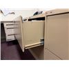 Image 6 : L-Shaped Desk 60" x 70" x 30"H w/ 2 Lateral File Cabinets & Office Chair (Contents Not Included)