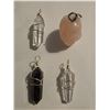 Image 1 : 4 PIECE CRYSTAL PENDANT SET