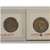 Image 2 : 1944-S AND 1946 AUSTRALIA SILVER SHILLINGS