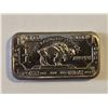 Image 1 : 1 GRAM NICKEL BULLION BAR BUFFALO DESIGN