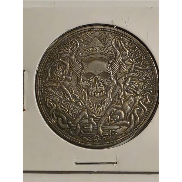 CC MORGAN DOLLAR REPLICA ALTERED ART COIN