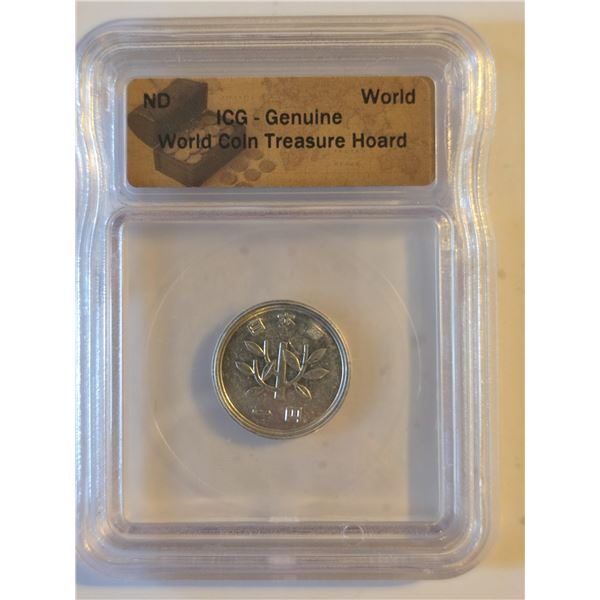ND JAPAN 1 YEN ICG GENUINE