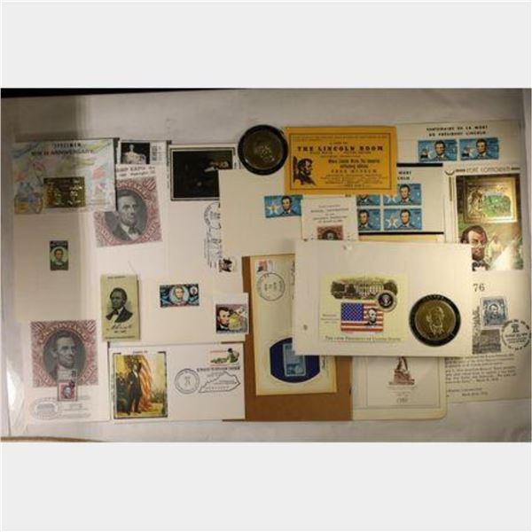 APPROX. 25 PIECES OF LINCOLN COLLECTIBLES: