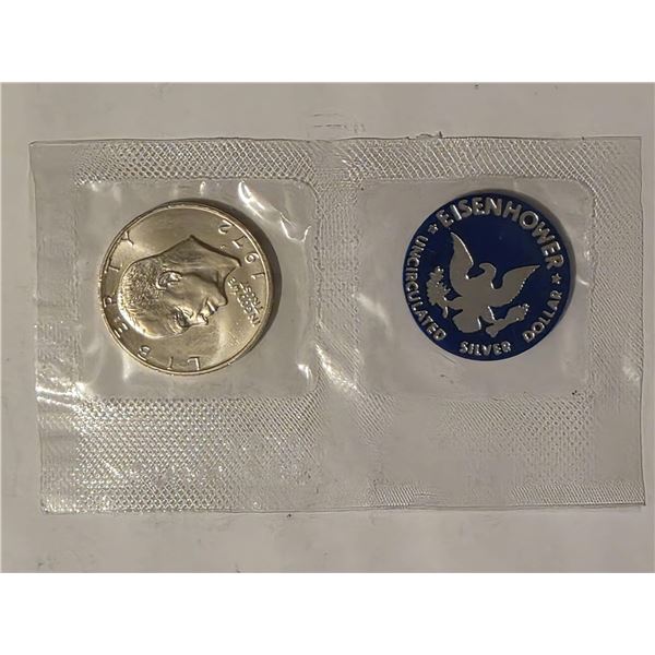 1972-S EISENHOWER UNCIRCULATED SILVER DOLLAR