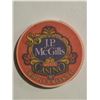 Image 1 : J.P. MCGILLS HOTEL CASINO $5 CHIP 1997