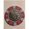 Image 1 : FREMONT HOTEL CASINO $5 LAS VEGAS POKER CHIP