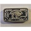 Image 1 : 1 GRAM FINE ALUMINUM BUFFALO ART BAR
