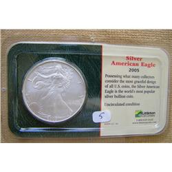 American Eagle Silver Dollar 2005 Unc
