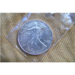 American Eagle Silver Dollar 2002 AU