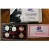 Image 1 : 2006 US Mint SILVER Proof 50 State Quarter Set