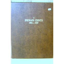 Indian Head Cents Album-32 Coins From 1882 To 1908