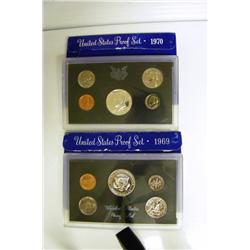 1969 & 1970 US Proof Sets