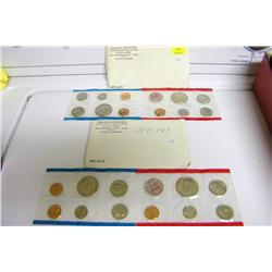 (2) 1971 Proof Mint Sets P & D