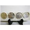 (4) Silver Eagles - 1990, 91, 92 & 93