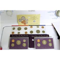 (2) 1990 US Mint Proof  Sets & 1990 Unc Coin Set