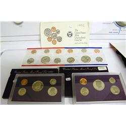 (2) 1992 US Mint Proof Sets & 1992 Unc Set