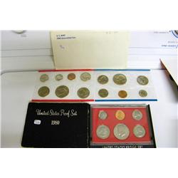 1980 US Proof Set & 1980 Unc Set