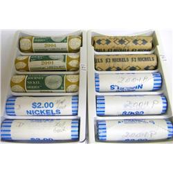 2004 Westward Journey Nickel Series - 5 P & 5 D