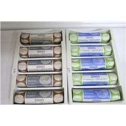 2005 Westward Journey Nickel Series - 5 P & 5 D