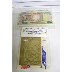 Paper Money - Foreign & Revolutionary War