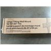 Image 2 : BEST BUY ESSENTIALS 47-84" TILTING TV WALL MOUNT, RETAIL $69
