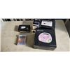 Image 1 : KLIM ITEMS INCLUDING CANDY BOOMBOX, SINGLE CASETTE PLAYER, PORTABLE CASETTE PLAYER AND ZENO CALCULAT