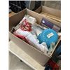 Image 2 : BOX OF AMAZON OVERSTOCK INCLUDING P&S CARPET BOMBER, SYROFOAM CUPS ETC